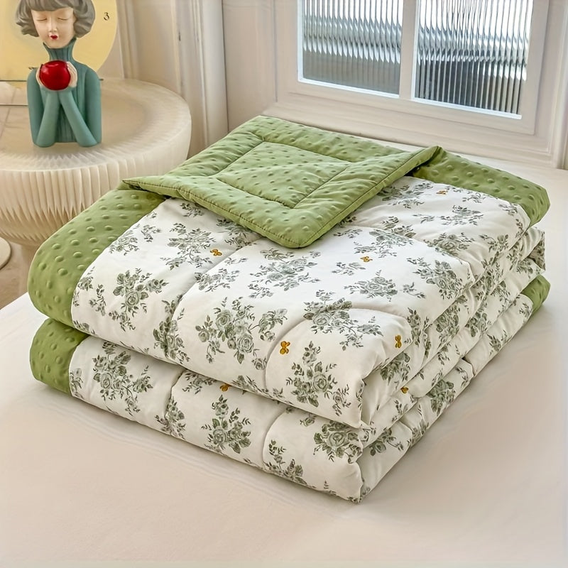 Lightweight Floral Summer Quilt for Breathable Sleep Comfort - Euroselle