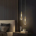 Elara Gold Teardrop Pendant Light