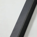Edge Modern Design LED Wall Lamps Black Metal for Garden and Hallway