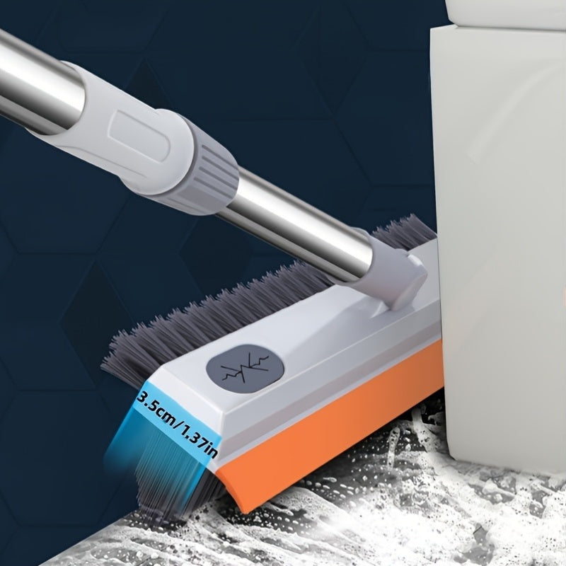 Manual Cleaning Brush with Integrated Soap Reservoir for Bathrooms and Kitchens - Euroselle