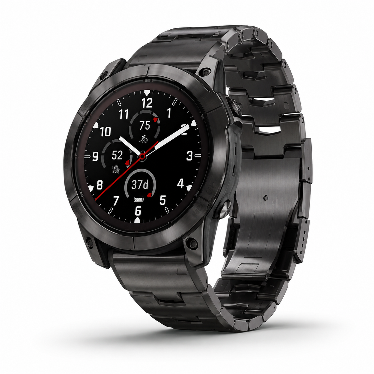 Garmin Fenix 9 Titanium Link Band — Tool-Free QuickFit, 22mm & 26mm