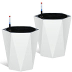 Self-Watering Planter Set with Wheels - Euroselle