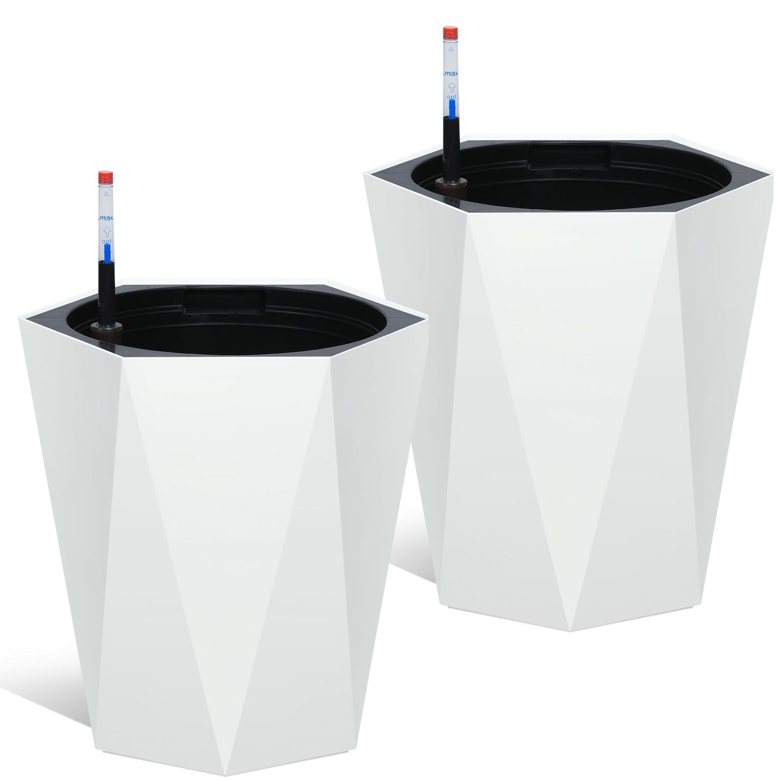 Self-Watering Planter Set with Wheels - Euroselle