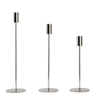Set of 3 Golden Iron Candlestick Holders - Euroselle
