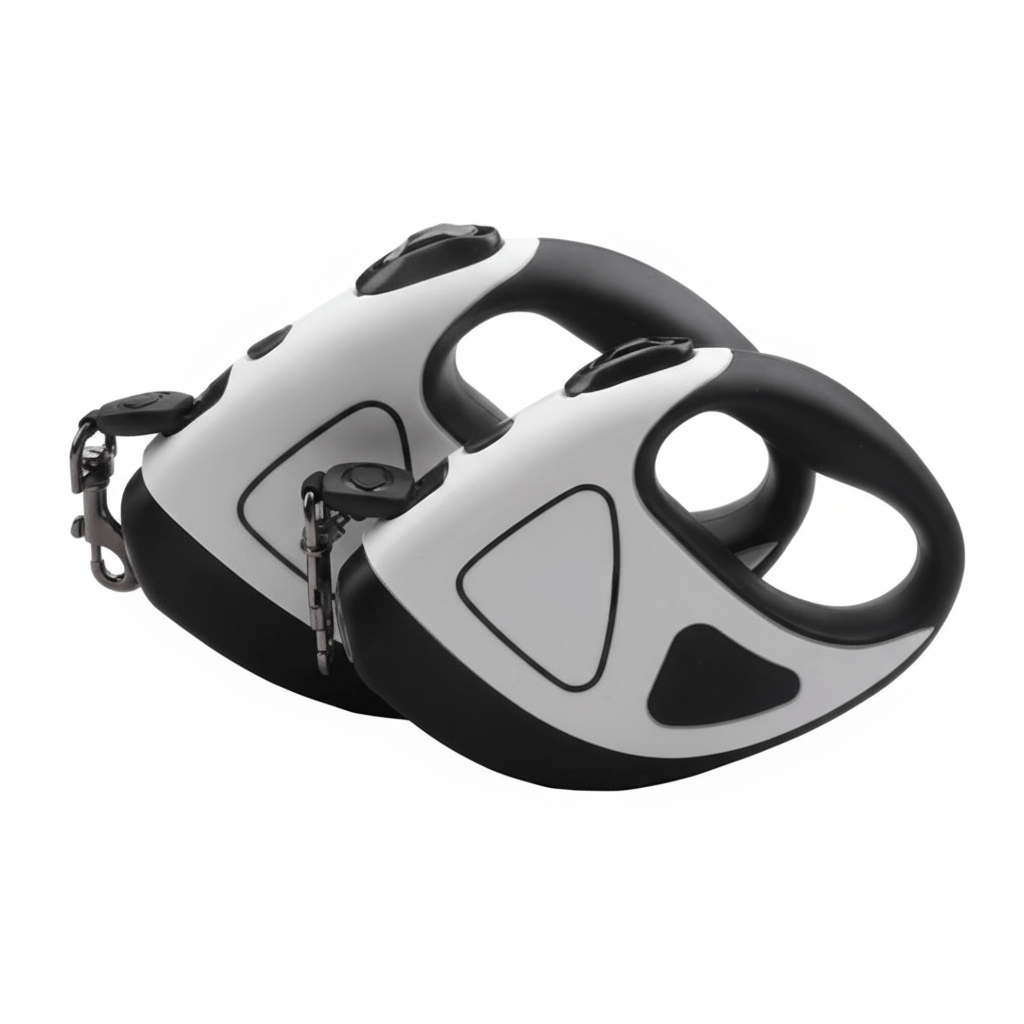 LuminaGrip Automatic Dog Leash — Built-In LED Light, Anti-Slip Handle