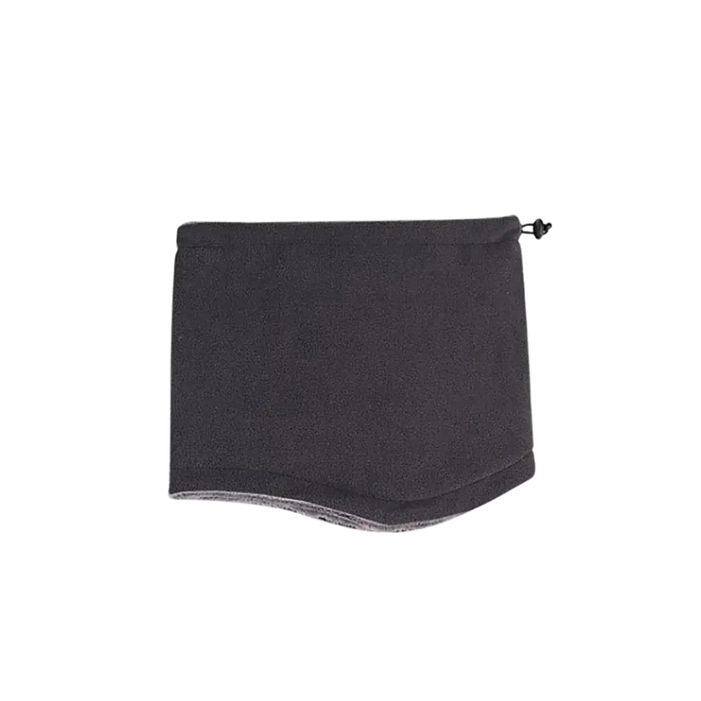 Verstellbarer Fleece-Schlauchschal – Kordelzug als Windschutz