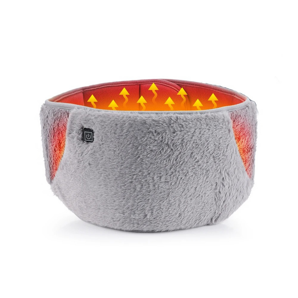 Rechargeable Heated Belly & Back Wrap — 3 Temperature Settings, USB-C