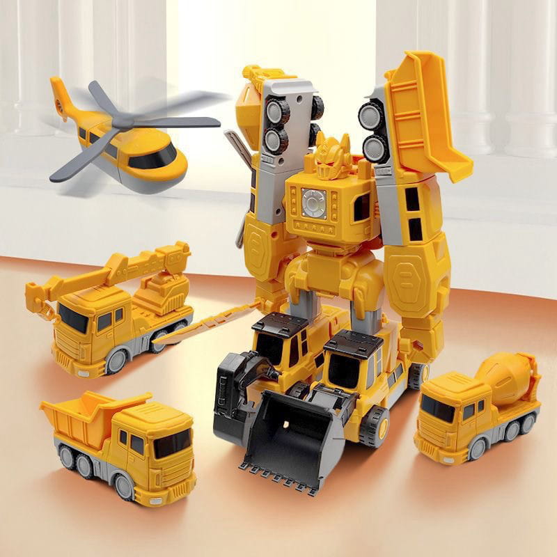 Magnetisches Baustellenfahrzeug-Set — Verformbares STEM-Spielzeug