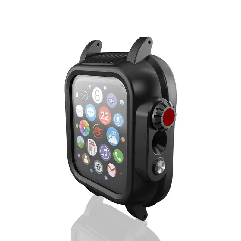 Silikonerem og etui til Apple Watch 42/44 mm Series 6/5/4/SE