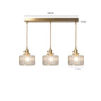 Stunning Cylinder Glass Pendant Light