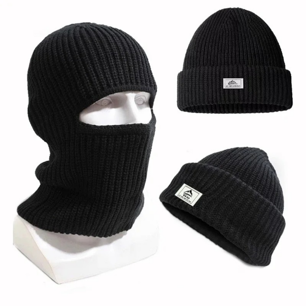 Convertible 2-in-1 Thermal Fleece Balaclava Beanie — Winter Coverage
