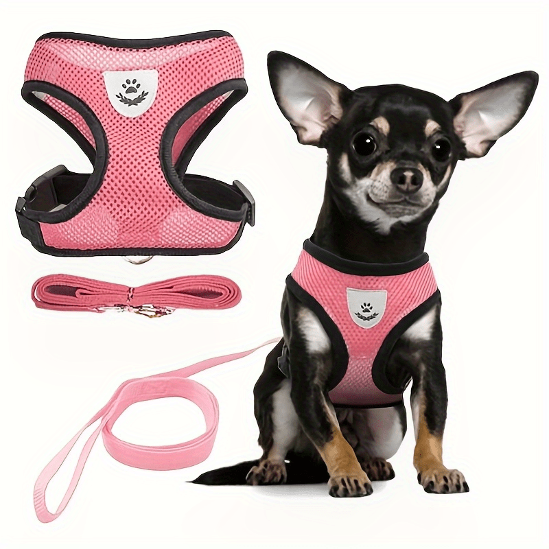 Reflective Pet Vest with Leash for Dogs and Cats - Euroselle