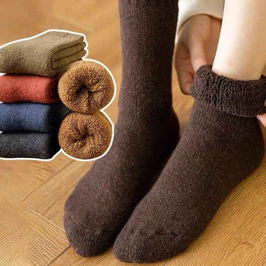 Chaussettes Laine Femme – Épaisses & Chaudes Automne Hiver