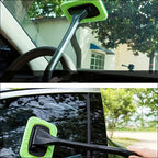 Langstielige Auto-Windschutzscheibenbürste mit Innenraum-Glaswischer - Euroselle