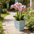 Vintage Ceramic Planter for Elegant Indoor Plant Display - Euroselle