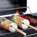 Premium Grill Basket made of stainless steel for outdoor BBQ - Euroselle