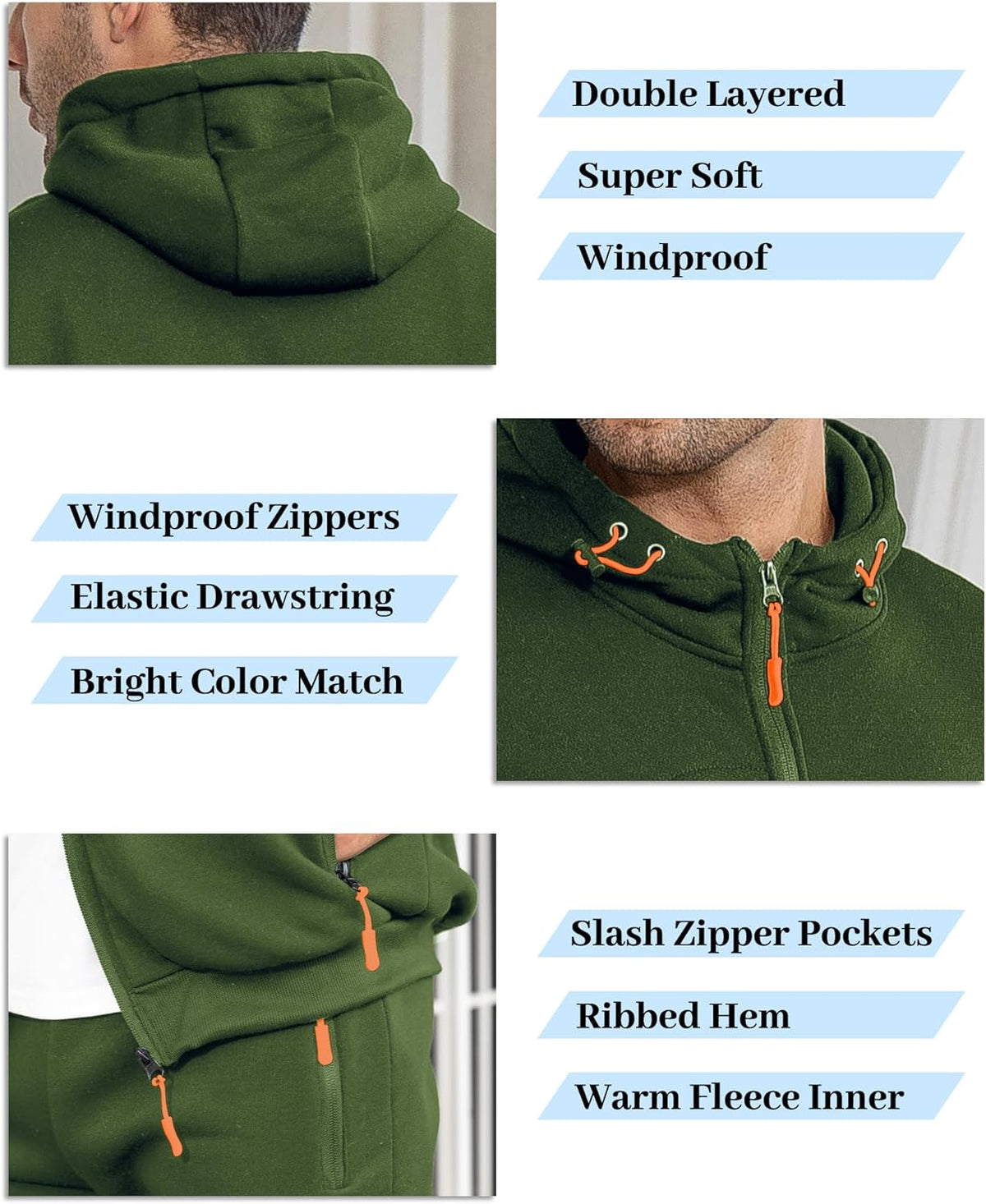 Ensemble de jogging de sport deux pièces pour homme avec pull et pantalon - survêtement léger et respirant pour l'entraînement, la salle de sport et la détente décontractée