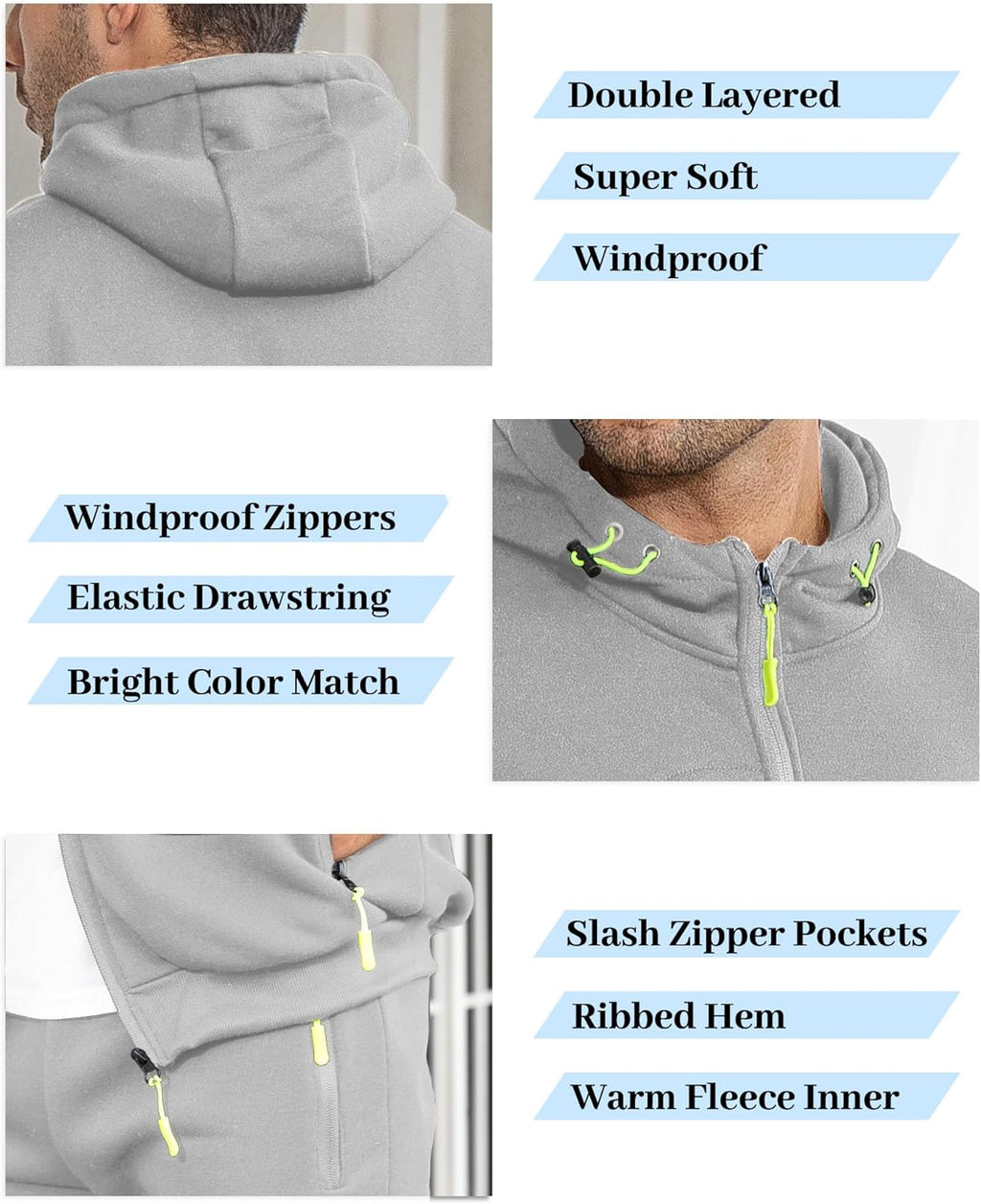 Ensemble de jogging de sport deux pièces pour homme avec pull et pantalon - survêtement léger et respirant pour l'entraînement, la salle de sport et la détente décontractée