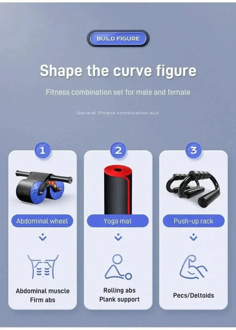 AeroCore Auto Roller Pro Core Trainer — Automated Abdominal Roll-Out System