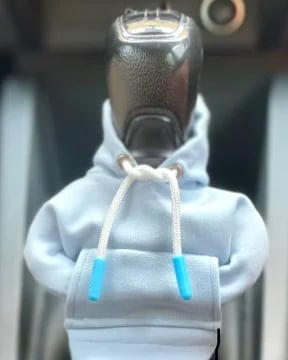 Mini-hoodiehoes voor de versnellingspook, voor handgeschakelde en automatische auto's