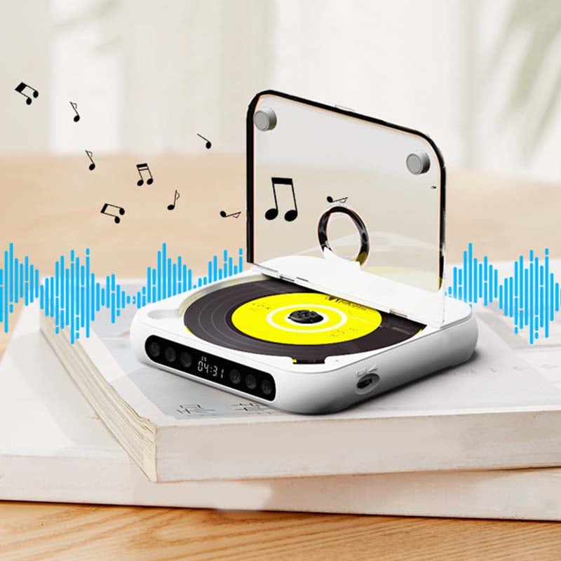 Lettore CD ricaricabile — Bluetooth 5.3, MP3/CD-R, USB-C, 3.5mm