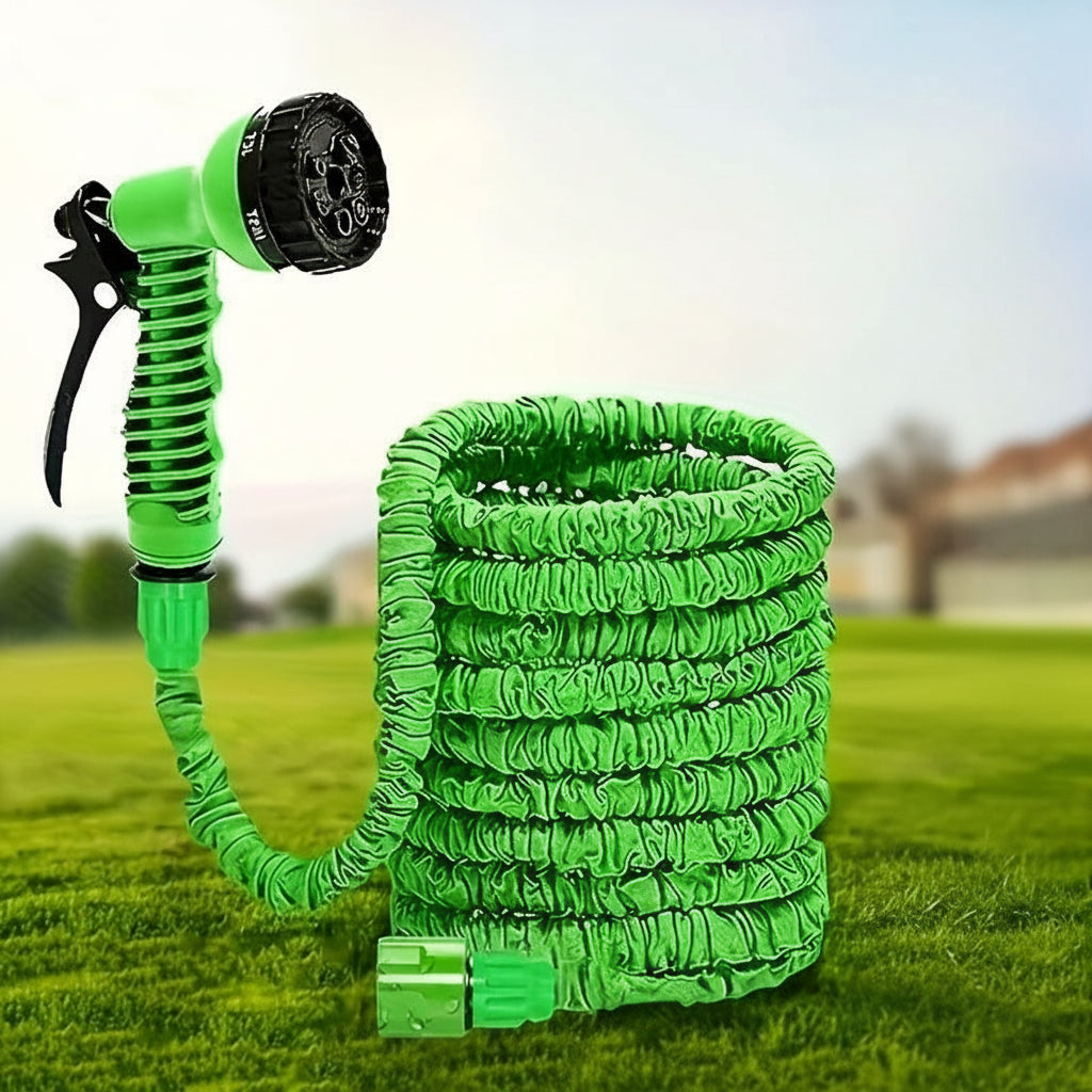 High-Pressure Garden Hose with Nozzle - Euroselle
