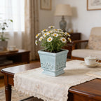 Vintage Ceramic Planter for Elegant Indoor Plant Display - Euroselle