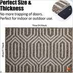 Soft Velvet Indoor Anti-Slip Entrance Mat - Euroselle