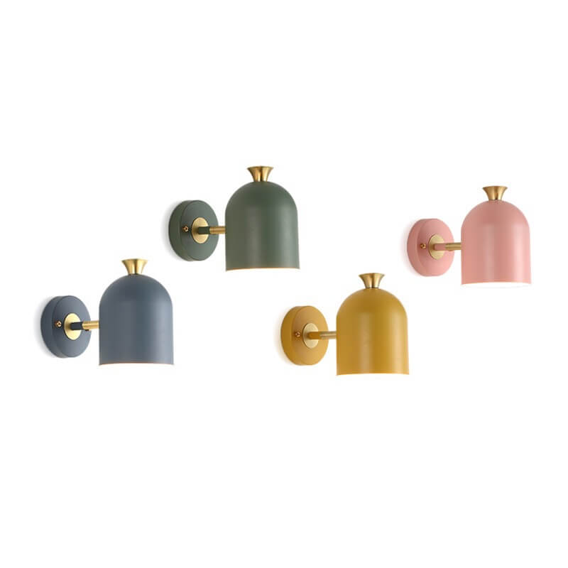 LumenLine Modern Metal Cylinder Wall Lamp With One Light