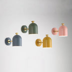 LumenLine Modern Metal Cylinder Wall Lamp With One Light