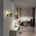 LumenLine Modern Metal Cylinder Wall Lamp With One Light