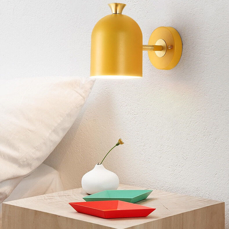 LumenLine Modern Metal Cylinder Wall Lamp With One Light