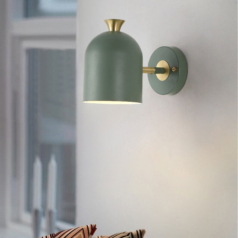 LumenLine Modern Metal Cylinder Wall Lamp With One Light