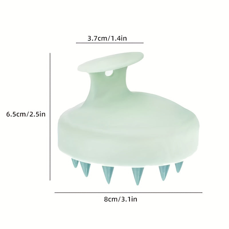 Ergonomischer Silikon-Kopfhautmassager & Entwirrbürste für gesundes Haar - Euroselle