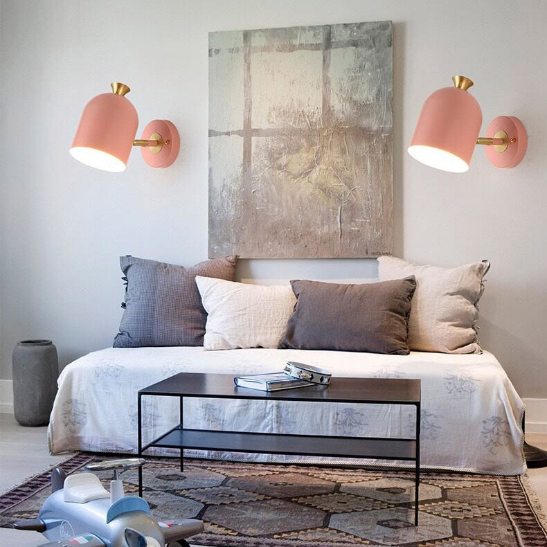 LumenLine Modern Metal Cylinder Wall Lamp With One Light