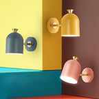 LumenLine Modern Metal Cylinder Wall Lamp With One Light
