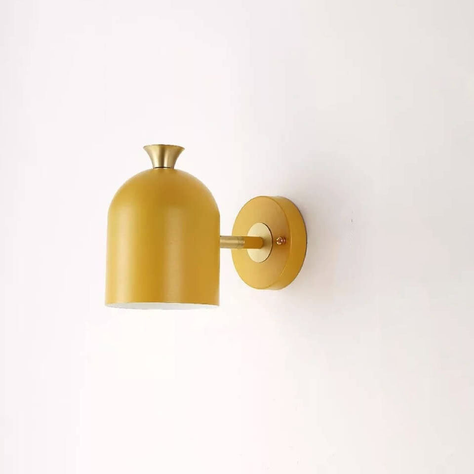 LumenLine Modern Metal Cylinder Wall Lamp With One Light