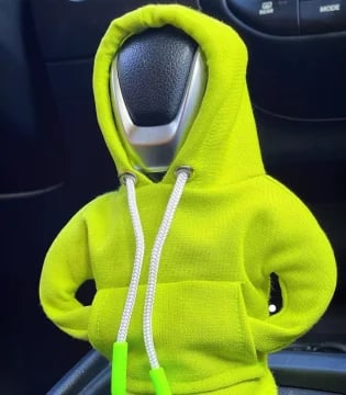 Mini-hoodiehoes voor de versnellingspook, voor handgeschakelde en automatische auto's