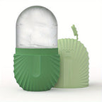 Reusable Face Roller with Ice Mold Cube for Refreshing Massage - Euroselle