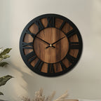 Kunstnerisk Stille Trævægur Vintage Stil - Euroselle