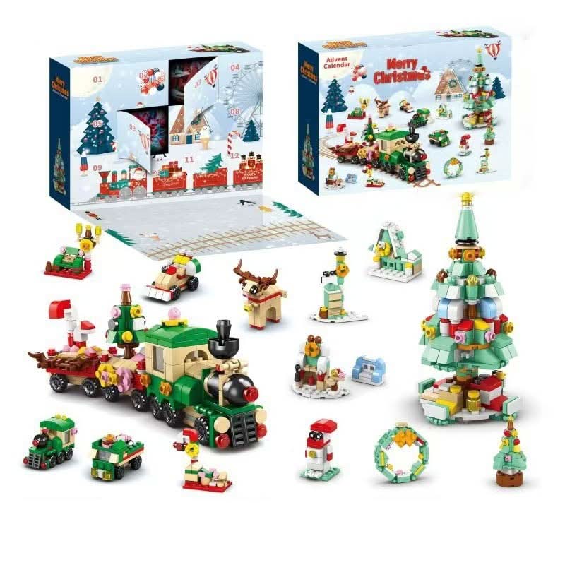 Calendário do Advento BrightBlocks para crianças — 12 blocos para construir uma árvore de Natal festiva