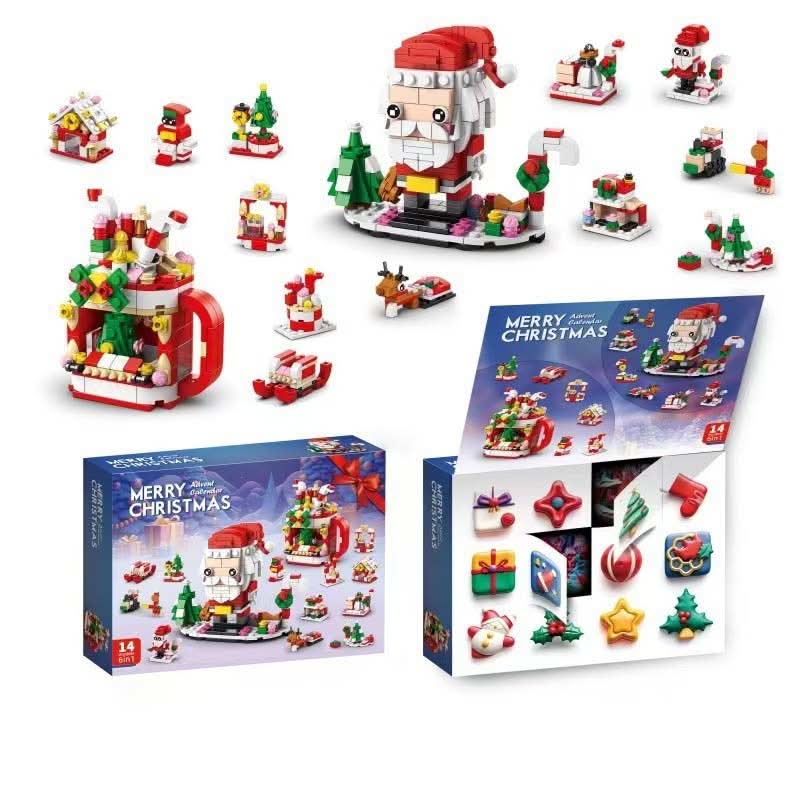 Calendário do Advento BrightBlocks para crianças — 12 blocos para construir uma árvore de Natal festiva