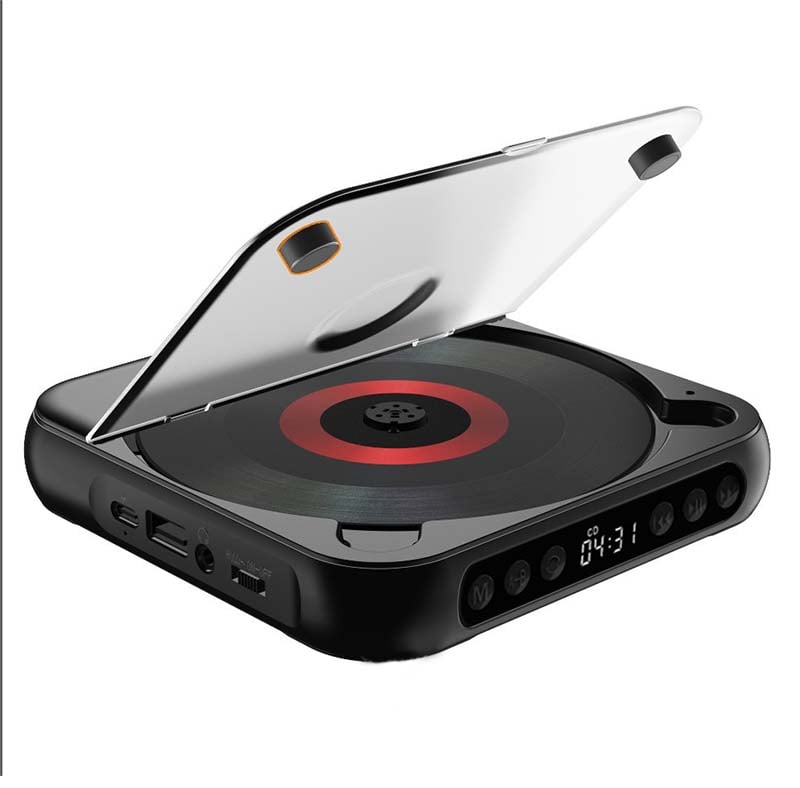 Lettore CD ricaricabile — Bluetooth 5.3, MP3/CD-R, USB-C, 3.5mm