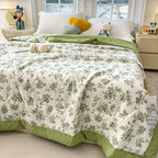 Lightweight Floral Summer Quilt for Breathable Sleep Comfort - Euroselle