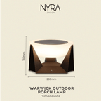 Warwick Außen Veranda Lampe