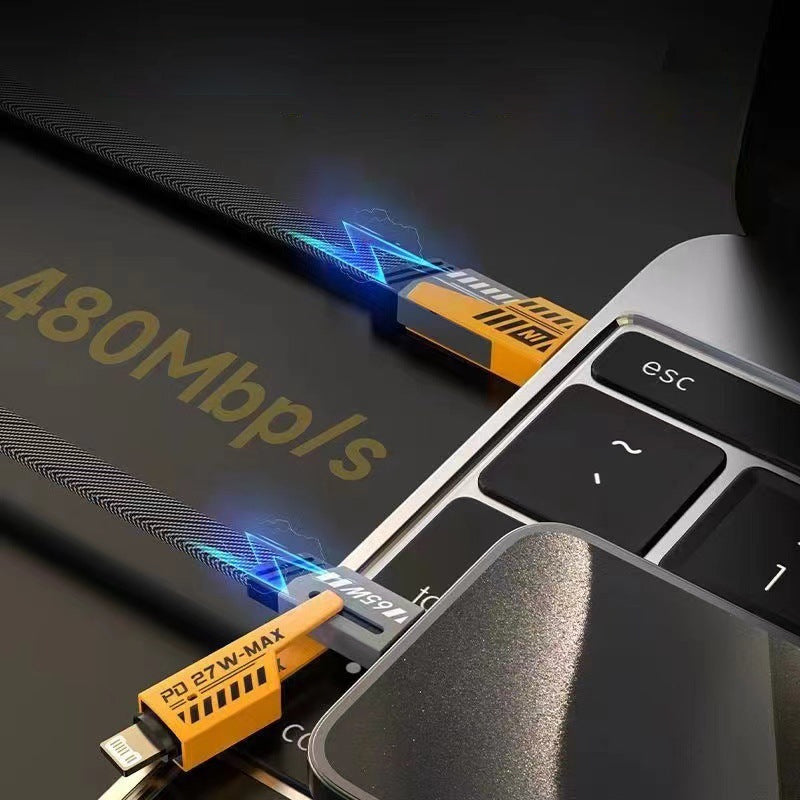 Kabel USB-C s Power Delivery 65W — dva vstupy/výstupy, pro více zařízení