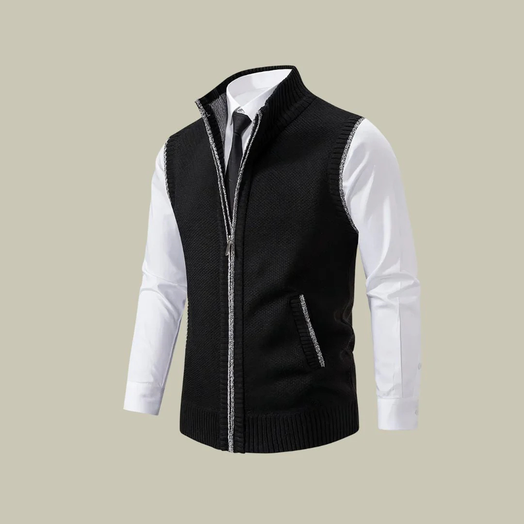 Gilet zippé léger et isolant pour homme – coupe ajustée