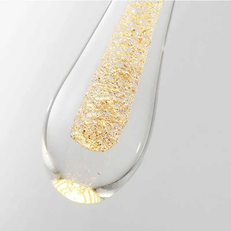 Elara Gold Teardrop Pendant Light