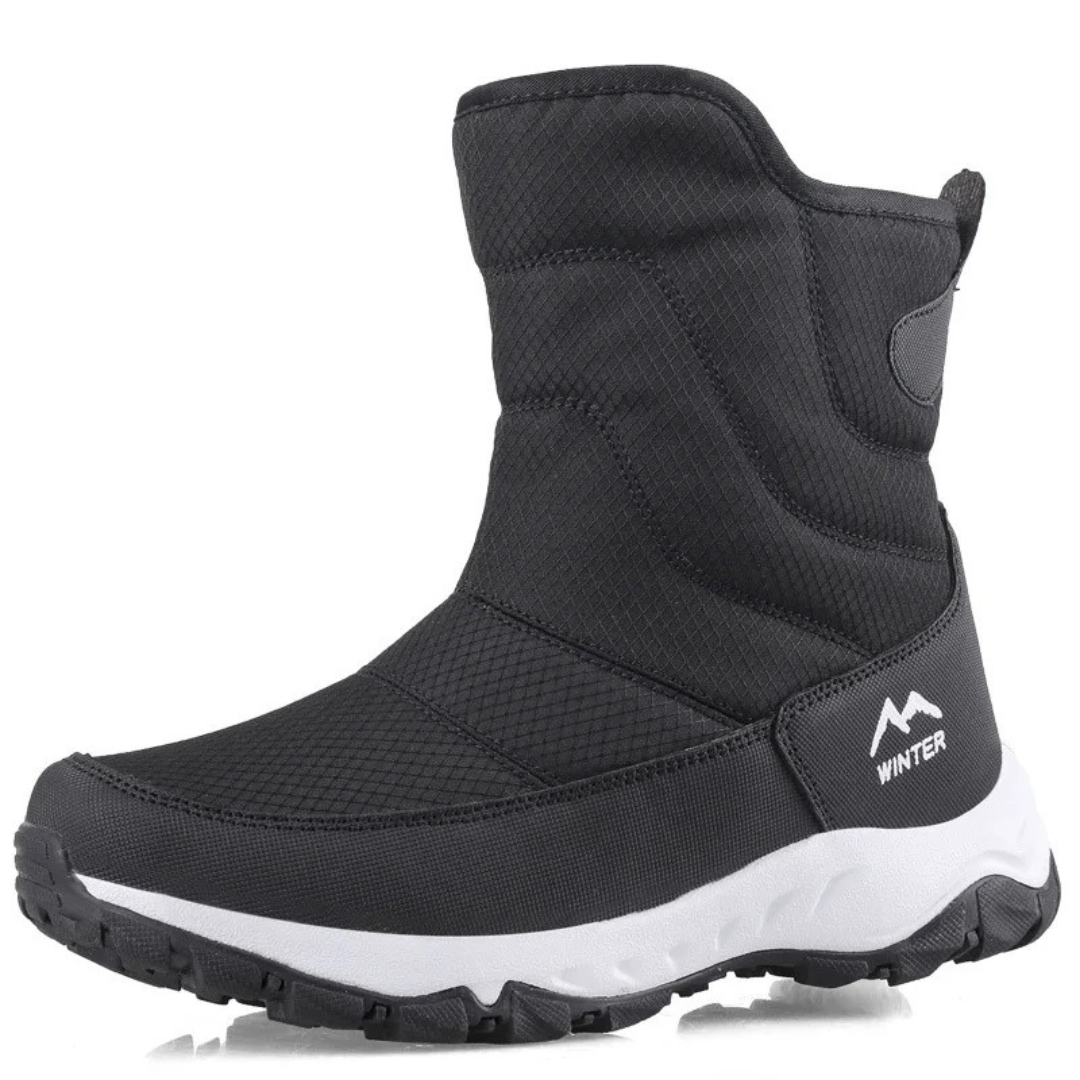 Botas de invierno impermeables y aislantes para mujer — Suela antideslizante