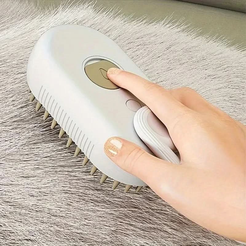 AquaWhisker gőzölős fésű kutyák és macskák számára — gyengéd hidratáló ápoló, szőrzetápolás és gubancbontás